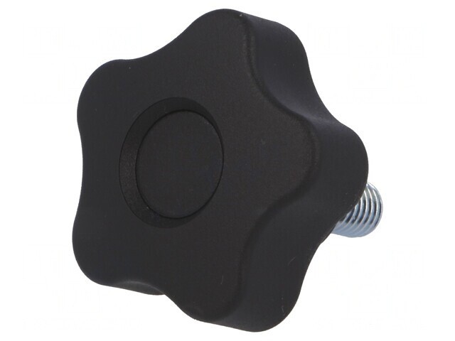 Buton de Reglare Negru &Oslash;40mm M8 16mm