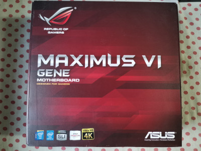 Placa de baza Asus MAXIMUS VI Gene socket 1150. foto