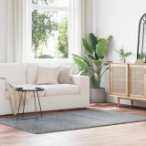 VidaXL Covor shaggy cu pom &icirc;nalt, NAVARRA, gri argintiu, 130x200 cm