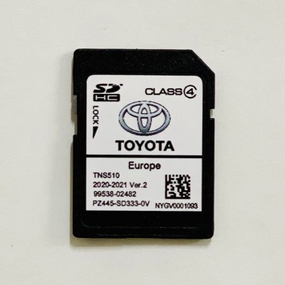 TOYOTA TNS510 Navigation SD CARD Europa 2020-2021 foto