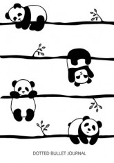 Cute Pandas - Dotted Bullet Journal: Medium A5 - 5.83X8.27 foto