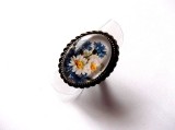 inel sticla cu flori 45714