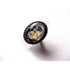 inel sticla cu flori 45714