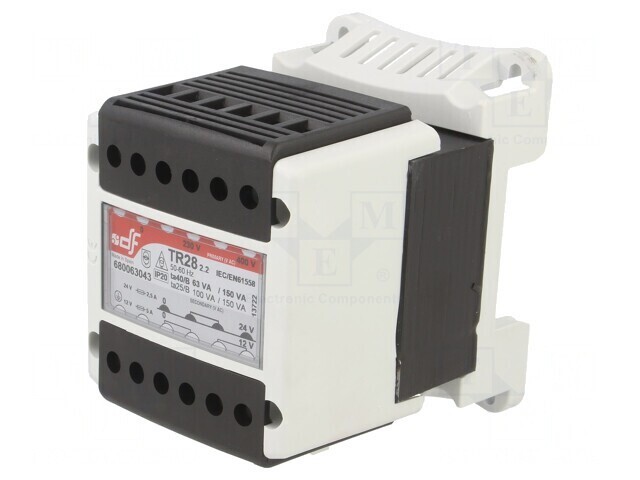 Transformator Alimentare 63VA 12V 24V IP20