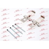 Set accesorii placute frana Citroen C8 (Ea ; Lancia Phedra (179 ); Peugeot 607 (9d, 807 (Eb ), 3.0 V6, 3.0 V6 (179.BXD11), 3.0 V6 24V, punte Fata, re