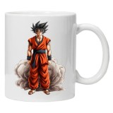 Cana alba personalizata &quot;GOKU &quot;, INOVATIX&reg;️. 330ml, Oem