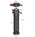 Cumpara ieftin Mini trepied extensibil Ulanzi MT-43 cu filet 1/4 si cap tip bila panoramic-2473 DESIGILAT