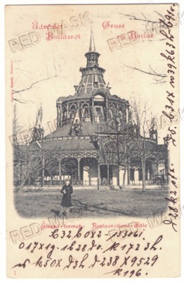 1289 - BUZIAS, Timis, Litho, Romania - old postcard - used - 1903 foto