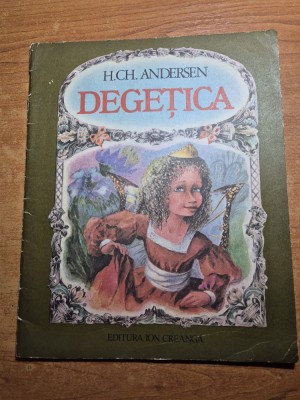 carte pentru copii - degetica - din anul 1984 foto
