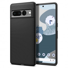 Husa pentru Google Pixel 7 Pro, Spigen Liquid Air, Matte Black