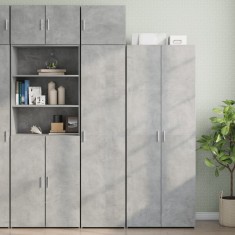 vidaXL Dulap depozitare slim gri beton 45x42,5x225 cm lemn prelucrat 3281290