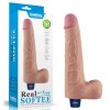 Dildo vibrator reincarcabil REAL SOFTEE de 10&quot;