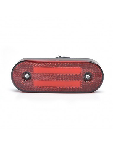 Lampa gabarit Led W175, 12V-24V, pozitie WAS Rosu