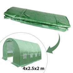 Folie protectie pentru solar 4x2.5x2 m, 8 ferestre cu plase anti-insecte, pe