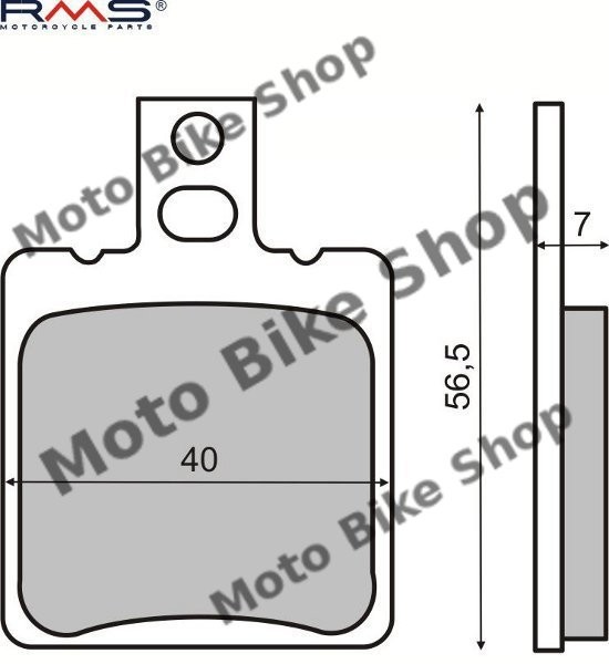 MBS Placute frana (Sinter) Aprilia SR &#039;97-&#039;08, Cod Produs: 225100012RM