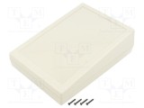 Carcasă desktop GAINTA ABS gri deschis 134mm x 189mm x 54,6mm