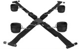 Set Adjustable Straps Restraint Cuffs Negru