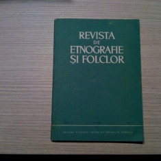 REVISTA DE ETNOGRAFIE SI FOLCLOR Nr. 1/1981 - Editura Academiei, 1981, 130 p.