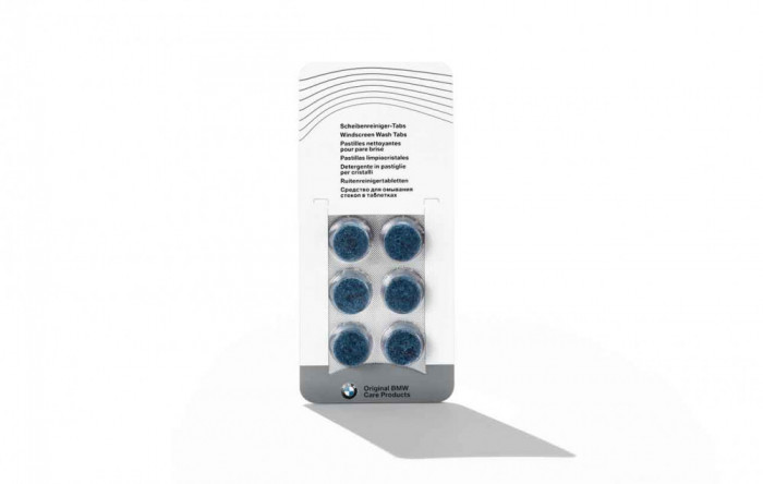 Comprimate Lichid Parbriz BMW Windscreen Wash Tabs, 6 buc