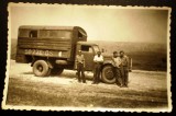 P.091 FOTOGRAFIE RAZBOI WWII CAMION 9/5,8cm