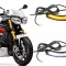 Set banda DRL 12.5cm 12V cu functie de semnalizare dinamica. COD: 8260064,