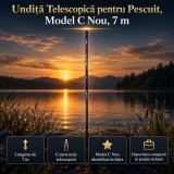 Undiță Telescopică pentru Pescuit, Model C Nou, 7 m
