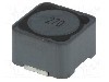 Bobina 27&micro;H, SMD, 12x12x8mm, Seria {{Seria producatorului}}, FERROCORE - DE1207-27