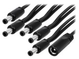Cablu Alimentare DC 5,5/2,5 mm 2x0,5mm2 Mufă-Soclu Drept x5