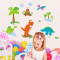 Sticker decorativ copii Lumea dinozaurilor