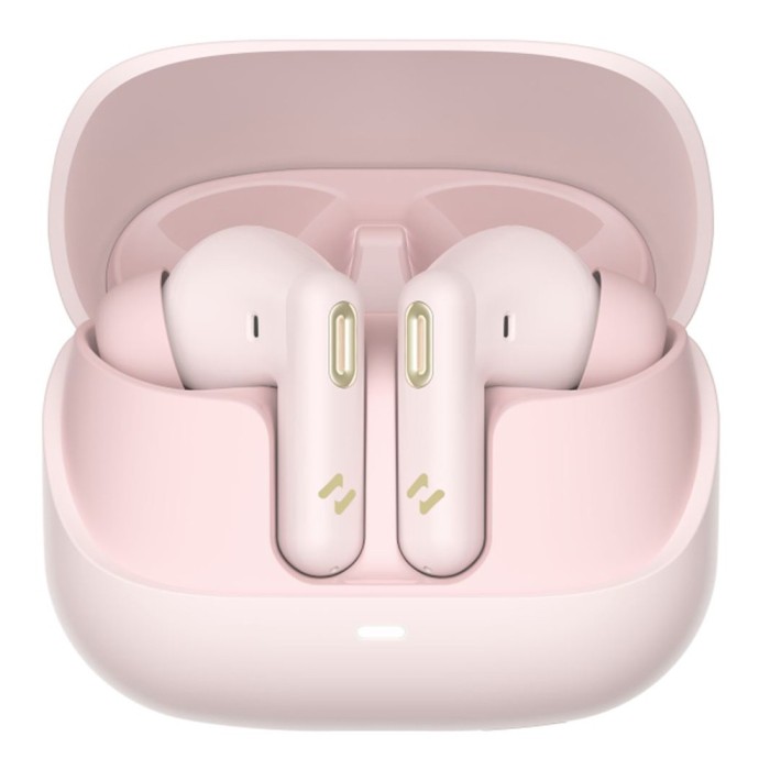 Casti True Wireless Bluetooth, ANC Havit TW906 Pro, roz