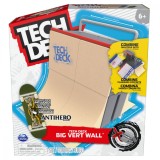 Set mini skateboard cu rampa, Tech Deck, Big Vert Wall, 20139395