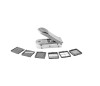 Set 12 piese razatoare cu 7 insertii pentru taiere Crofton, alb, gri