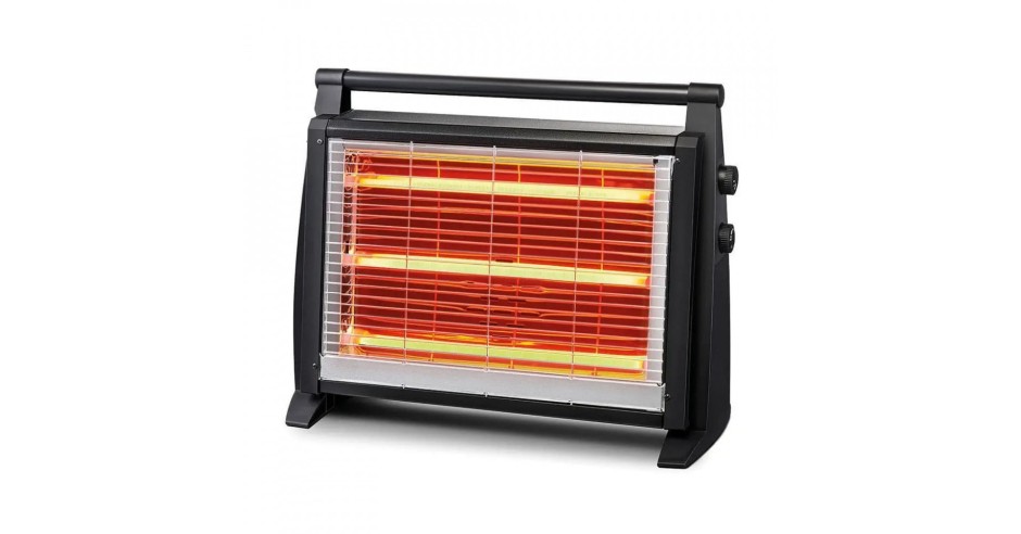 Radiator cu quartz, 3 tuburi, termostat, LX- 2830, negru | arhiva Okazii.ro