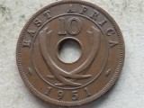 EAST AFRICA-10 CENTS 1951