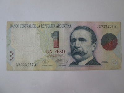 Argentina 1 Peso Convertible 1992 foto