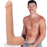 Dildo Realist Oliver Flynn, Ultraskyn, Dual Density, Vac-U-Lock, Natural , 25.4 cm