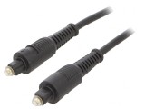 Cablu Toslink 3m Negru &Oslash;5mm