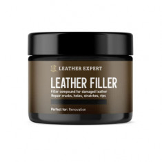 Chit repararea suprafetelor din piele negru LEATHER EXPERT Leather Filler Black 50ml