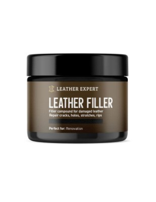 Chit repararea suprafetelor din piele negru LEATHER EXPERT Leather Filler Black 50ml foto