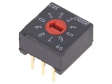 &Icirc;ntrerupător codificare DEC/BCD 10 poziții 2,54mm