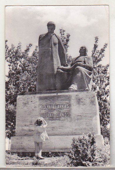 bnk cp Targu Mures - Monumentul lui Farkas si Janos Bolyai - circulata