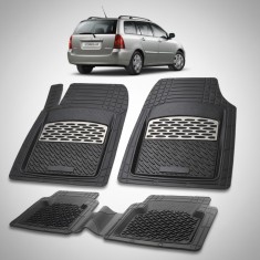 Covorase Auto Cauciuc Tip Tavita Compatibile Toyota Corolla E12 Combi (2001-2007) Silver