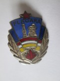 Rara! Insigna Flacara Ploiesti 1952-1956,astazi este Petrolul