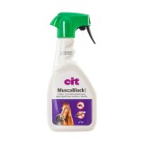 Spray repelent CIT MuscaBlock 500 ml impotriva mustelor si insectelor zburatoare, protectie 6 ore, pentru ferme si gospodarii