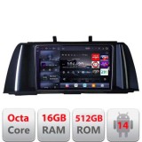 Navigatie Seria 5 F10 2010-2012 CIC 8 core QLED 2K 16+512 360 Android Waze USB Navigatie Internet Youtube Radio Edotec CarStore Technology