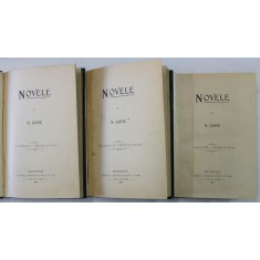 NUVELE de C. GANE , VOLUMELE I - III , 1899