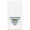 Priza telefon RJ11 Axolute Bticino 1M alb HD4258C11N