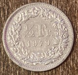 C50 - Moneda foarte veche - Elvetia - 1/2 franci - 1979