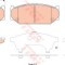 Set placute frana,frana disc SUZUKI SWIFT IV (FZ, NZ) (2010 - 2016) TRW GDB3522