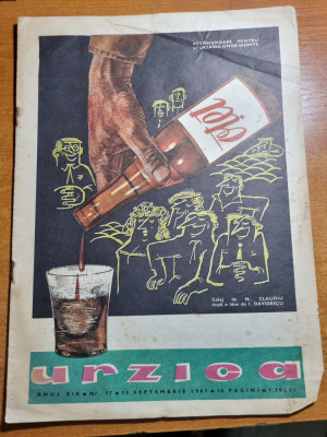 Revista umoristica urzica - 15 septembrie 1967 foto